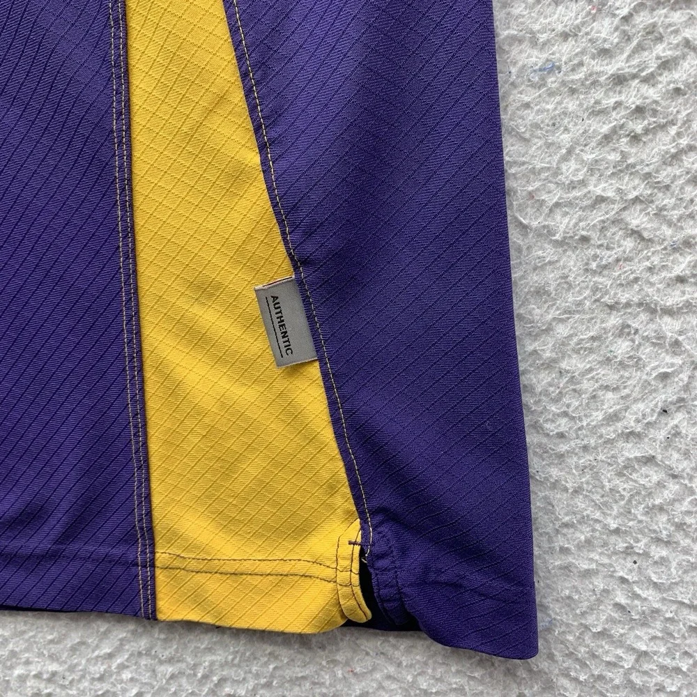 Nike East Carolina University Golf‎ Polo Shirt Mens Medium Purple Yellow Pirates